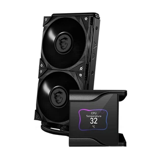 Купить MEG CORELIQUID S280, LGA1700 2X SILENT GALE 140MM FAN,SILENT GALE P14,IPS LC, LGA1700, (858230)