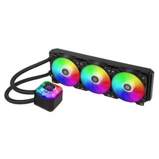 Купить SST-IG360-ARGB 360mm high-performance ARGB AIO liquid cooler with 3 x 120mm ARGB fans (811185) {4}