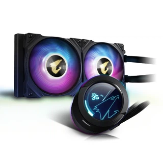 Купить AORUS WATERFORCE X 240 , 2 x 120mm ARGB Fan, RTL