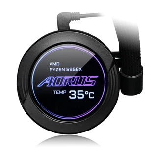 Купить AORUS WATERFORCE X 240 , 2 x 120mm ARGB Fan, RTL