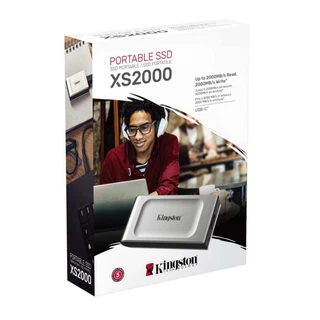 Купить USB 3.2 Gen 2x2 1000GB Kingston XS2000 PORTABLE SSD SXS2000/1000G , 2000/2000, RTL  (321340)