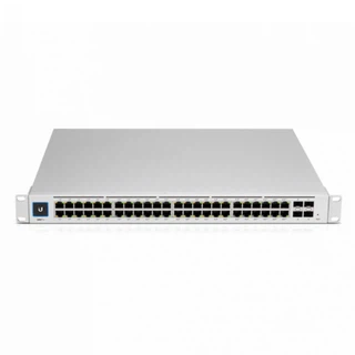 Купить UniFi Switch Pro 48 PoE [USW-Pro-48-POE] Ubiquiti PoE-коммутатор в стойку, 48х 1G RJ45, 4х 10G SFP+, раздача 600 Вт (027656) {2}