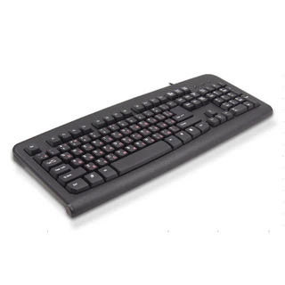 K-0494 RL USB Standart Black 104 keyboard with RUS/LAT keys, Rus(red)/Lat(white),LOGO: LIME(logo color: white),brown box, cable: 1.5 m {20}