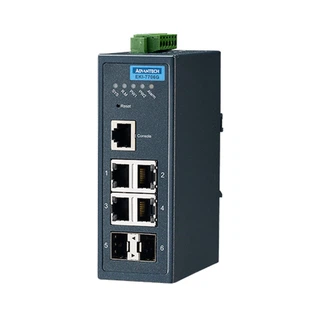 Купить EKI-7706G-2F-AE   4GE+2SFP Gigabit Managed Redundant Industrial Switch 