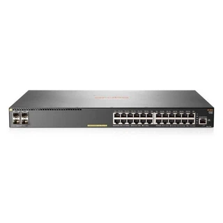 JL255A HPE Коммутатор Aruba 2930F Managed L3 Lite 24G PoE+ 370W 4SFP+ Switch