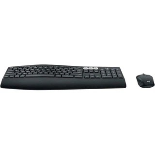 Купить Комплект беспроводной Logitech MK850 Performance [920-008232] клавиатура черная, мультимедийная, 107 клавиш, мышь черная, оптическая, 8 кнопок, 2.4GHz, USB-ресивер (066939)