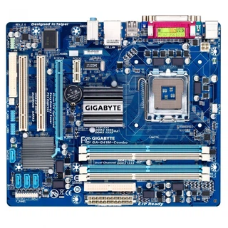 Купить GA-G41M-COMBO-GQ, Socket 775, Intel®G41+ICH7, 2xDDR3-1066+2xDDR2-1066, D-SUB, 1xPCI-Ex16, 1xPCI-Ex1, 2xPCI, 4xSATA2, 1xIDE, 6 Ch Audio, GLan, (4+4)xUSB2.0, COM, LPT, 2xPS/2, mATX, BOX {10}