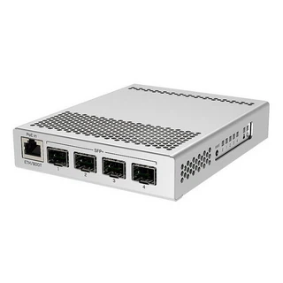 Купить CRS305-1G-4S+IN Cloud Router Switch 305-1G-4S+IN with 800MHz CPU, 512MB RAM, 1xGigabit LAN, 4xSFP+ cages, RouterOS L5 or SwitchOS (dual boot), metallic desktop case, PSU (002136) {20}