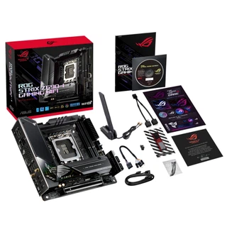 Купить ROG STRIX Z690-I GAMING WIFI LGA1700 mini-ATX 2xDDR5 PCIEx16 2xM.2 HDMI 2.5GLAN WIFI (460961) {6}