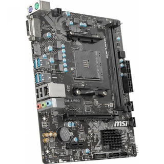 Купить A320M-A PRO, Socket AM4, AMD® A320, 2xDDR4-2400, 1xPCI-Ex16x, 1xPCI-Ex, DVI-D+HDMI, 4xSATA3(RAID 0/1/10), 8 Ch Audio, GLan, (2+4)xUSB2.0, (4+2)xUSB3.1, 2xPS/2, mATX, RTL {20} (663889)
