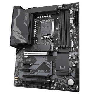 Купить Z790 UD AX, Socket 1700, Intel®Z790, 4xDDR5-4800, HDMI+DP, 3xPCI-Ex16, 2xPCI-Ex1, 6xSATA3(RAID 0/1/5/10), 3xM.2, 8Ch Audio, 2,5GbLan, WiFi, (4+4)xUSB2.0, (5+2)xUSB3.2, (1+1)xUSB3.2 Type-C™, 1xPS/2, ATX, RTL {}