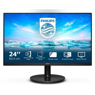 Купить 23.8" PHILIPS 241V8L (00/01) Black (VA, 1920x1080, D-sub+HDMI, 4 ms, 178°/178°, 250 cd/m, 3000:1) (771645) (771638)