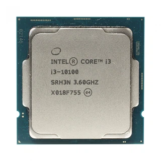 Купить Core i3-10100 OEM (Comet Lake, 14nm, C4/T8, Base 3,60GHz, Turbo 4,30GHz, UHD 630, L3 6Mb, TDP 65W, S1200) OEM (676574)