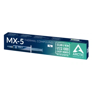 Купить Термопаста Arctic MX-5 4 грамма  (ACTCP00045A) (702737) {50}