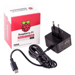 Raspberry Pi 4 Model B Блок питания Official Power Supply Retail, Black, 5.1V, 3A, Cable 1.5 m, USB Type С output jack, для Raspberry Pi 4 B (187-3417)(187-3425) (914886)(RASP4232)(RASP4234)