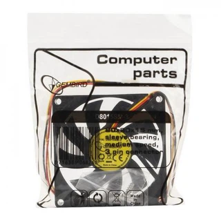 Купить Вентилятор Gembird D8015SM-3 80x80x15, втулка, 3 pin, провод 30 см, OEM {100}