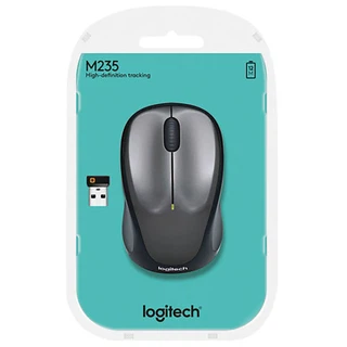 Купить Мышь беспроводная Logitech M235 Colt Matte [910-002201] серая, оптическая, 1000dpi, 2.4 GHz/USB-ресивер (Logitech Unifying®) {10}