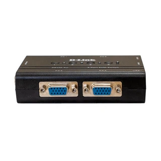 Купить DKVM-4U/C2A 4-port KVM Switch with VGA and USB ports. Control 4 computers from a single keyboard, monitor, mouse, Supports video resolutions up to 2048 x 1536, Switching button or Hot Key command, Auto-scan mode, Buzzer. Quick Guide + 2 Sets of KVM Cable