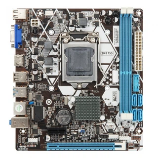 Купить H61FHL Socket 1155, Intel®H61, 2xDDR3-1333, D-SUB+HDMI, 1xPCI-Ex16,1xPCI-EX1, 4xSATA2, 8 Ch Audio, Lan, (6+2)USB2.0, mATX, RTL {20}