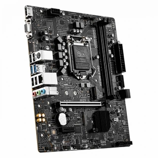 Купить H510M-A PRO , Socket 1200, Intel®H510, 2xDDR4-3200, HDMI+VGA, 1xPCI-Ex16, 1xPCI-Ex1, 4xSATA3, 2xM.2, 8 Ch Audio, GLan, (4+2)xUSB2.0, (2+2)xUSB3.2, mATX {20} (802905)