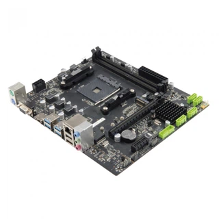 Купить A320M Socket AM4, AMD A320, 2xDDR4-2667, D-SUB+HDMI, 1xPCI-Ex16, 1xPCI-Ex1, 4xSATA3, 1xM.2, 6 Ch Audio, GLan, (2+4)xUSB2.0, (4+2)xUSB3.1, 2xPS/2, mATX, RTL {20}