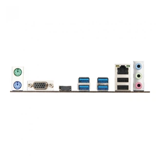 Купить A320M Socket AM4, AMD A320, 2xDDR4-2667, D-SUB+HDMI, 1xPCI-Ex16, 1xPCI-Ex1, 4xSATA3, 1xM.2, 6 Ch Audio, GLan, (2+4)xUSB2.0, (4+2)xUSB3.1, 2xPS/2, mATX, RTL {20}