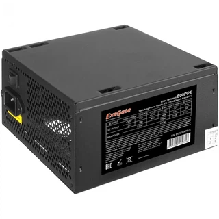 Купить EX260647RUS Блок питания 800W Exegate 800PPE ATX, black, APFC, 12cm, 24p+(4+4)p, PCI-E, 3*IDE, 5*SATA, FDD OEM (102316)