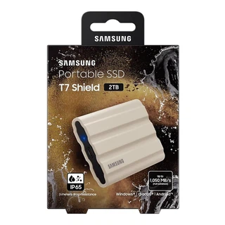 Купить Samsung T7 Shield 2TB MU-PE2T0K/WW USB 3.2 Gen2 Type-C, 1050/1000