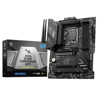 Купить MAG B760 TOMAHAWK WIFI WIFI,B760,LGA1700,4DDR5,2PCI-Ex16,1PCI-Ex1,3M.2,4SATA3,1USB3.2Gen2x2,5U