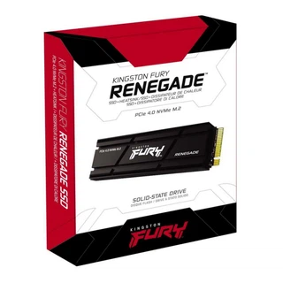 Купить M.2 2280 4TB Kingston FURY Renegade Client SSD SFYRDK/4000G PCIe 4.0 NVMe, 7300/7000, IOPS 1000/1000K, MTBF 1.8M, 3D TLC,  4000TBW, 0.55DWPD, with HEATSINK (5 лет), RTL