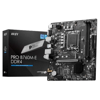 Купить PRO B760M-E DDR4 DDR4,B760,LGA1700,2DDR4,1PCI-Ex16,1PCI-Ex1,1M.2 Gen4,4SATA3.0,4USB3.2Ge