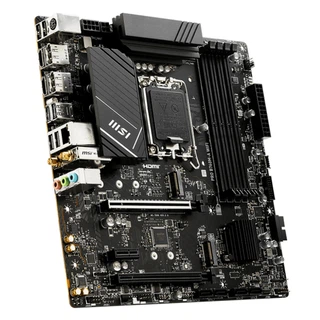 Купить PRO B760M-A WIFI LGA1700,4DDR5,2PCI-Ex16,1PCI-Ex1,2M.2,4SATA3,2USB3.2 
Gen2,7USB3.2 G