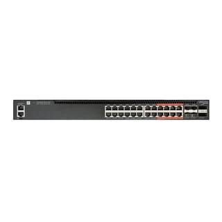 Купить 4610-30P-O-AC-F Edge-corE AS4610-30P, 24-Port GE RJ45 port PoE+, last 8 ports Ultra-PoE, 960W PoE Bugdet, 4x10G SFP+, 2 port 20G QSFP+ for stacking, Broadcom Helix 4, Dual-core ARM Cortex A9 1GHz, dual 110-230VAC 600W hot-swappable PSUs, one fixed syste