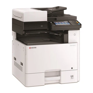 Купить Kyocera M8130cidn (МФУ цветное лазерное P/C/S, A3, 30/15(A4/A3) стр/мин, 1200x1200 dpi, 1,5 Гб, USB 2.0, Network, HyPAS, лоток 500 л., Duplex, автопод., старт.тонер 3000/1500(BK/CMY) (046609)