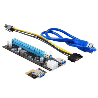 RISER CARD  MINING MAXI for GPU 250W+ , OEM {100}