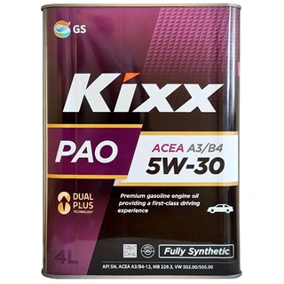 Kixx PAO 5W-30 (5W30)  A3/B4 4л моторное масло