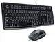 Комплект клавиатура + мышь Logitech Desktop MK120 Black ( USB, keyboard: waterproof, mouse: optical, 1000dpi, 3btn+Scroll) Retail, LOG-920-002561) вид 2