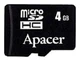 Карта памяти 4GB Apacer microSDHC Card Class 4, ap4gmcsh4-ra вид 1