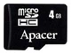 Карта памяти 4GB Apacer microSDHC Card Class 4, ap4gmcsh4-ra вид 2