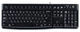 Клавиатура Logitech K120 (мембранная, USB, черный вид 1