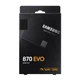 "2.5" 4TB Samsung 870 EVO Client SSD MZ-77E4T0 SATA 6Gb/s,560/530,MTBF 1.5M,3D V-NAND" MZ-77E4T0 TLC,4096MB,2400TBW, 0,33DWPD, RTL MZ-77E4T0B/EU (545894) {10} вид 4