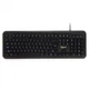 Клавиатура Gembird KB-200L, USB, черн, 104кл, подсвет белая, каб 1.45м (209913) вид 2