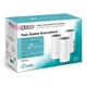 Deco E4(3-pack) AC1200 Домашняя Mesh Wi-Fi система, чипсет Qualcomm, 867 Мбит/с на 5 ГГц + 300 Мбит/с на 2,4 ГГц, поддержка стандартов 802.11ac/a/b/g/n, 2 10/100 Мбит/с порта Ethernet, 2 встроенные антенны, MU-MIMO, Beamforming, RTL {4} (086794) вид 3