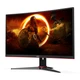 27" AOC C27G2ZE/BK Black (VA, 1920x1080, HDMI+HDMI+DP, 1 ms, 178°/178°, 300 cd/m, 3000:1 (80M:1), 240Hz, Curved) вид 1