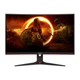 27" AOC C27G2ZE/BK Black (VA, 1920x1080, HDMI+HDMI+DP, 1 ms, 178°/178°, 300 cd/m, 3000:1 (80M:1), 240Hz, Curved) вид 2