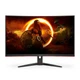 31.5" AOC CQ32G2SE/BK Black (VA, 2560x1440, HDMI+HDMI+DP, 1 ms, 178°/178°, 250 cd/m, 3000:1 (80M:1), 165Hz, MM, Curved) (118439) вид 2