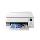 Canon Pixma TS6351A (цвет белый, струйный OLED, 4800x1200 ppp, USB, USB Bx1, Макс. разрешение 48000x1200 DPI, мощность 100 л., скорость 10 ppm/15 ppm, печать цветная, двухсторонняя, авт. поднос, сканер 1200x2400 DPI, экран 1,44", частота 50-60 Hz, формат вид 2